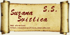Suzana Svitlica vizit kartica